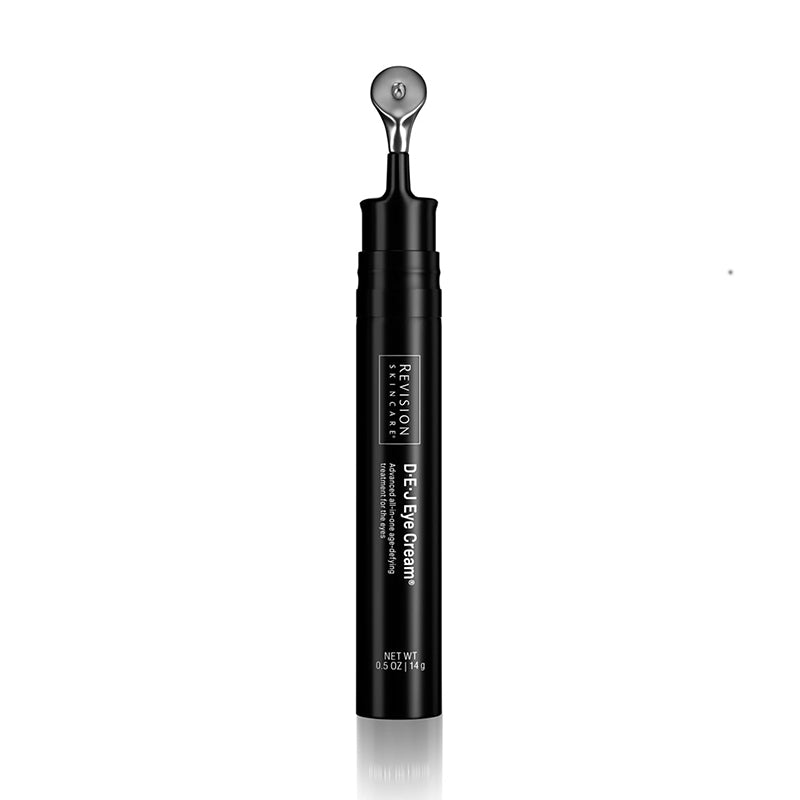 A black cylindrical cosmetic tube with a metallic silver applicator tip, labeled 'FEELUXY DE PELO CREAM' on a clean white background.