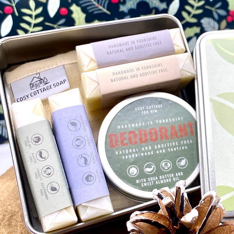 Cosy Cottage Eco-Conscious Treat Tin for Men