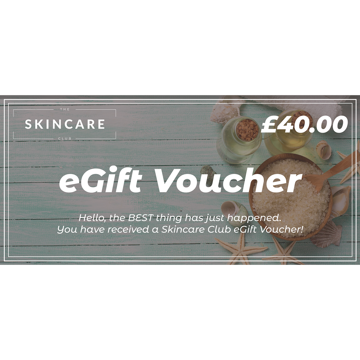 Skincare Gift Voucher £40