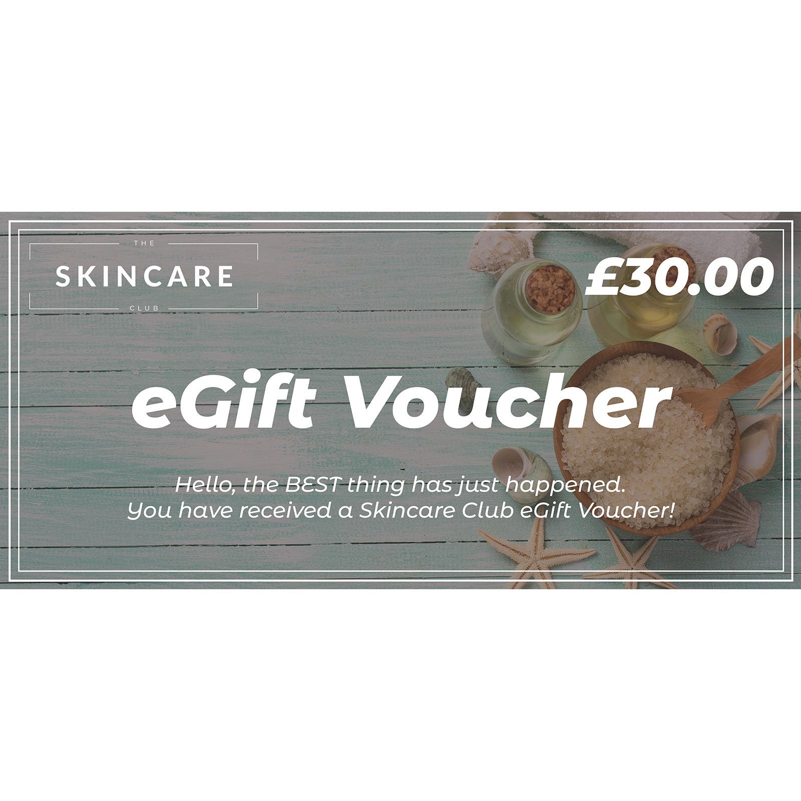 Skincare Gift Voucher £30